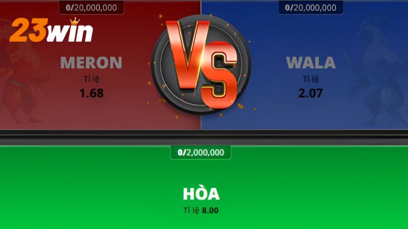 Các loại cửa cược trong sảnh Daga 23Win hiện nay